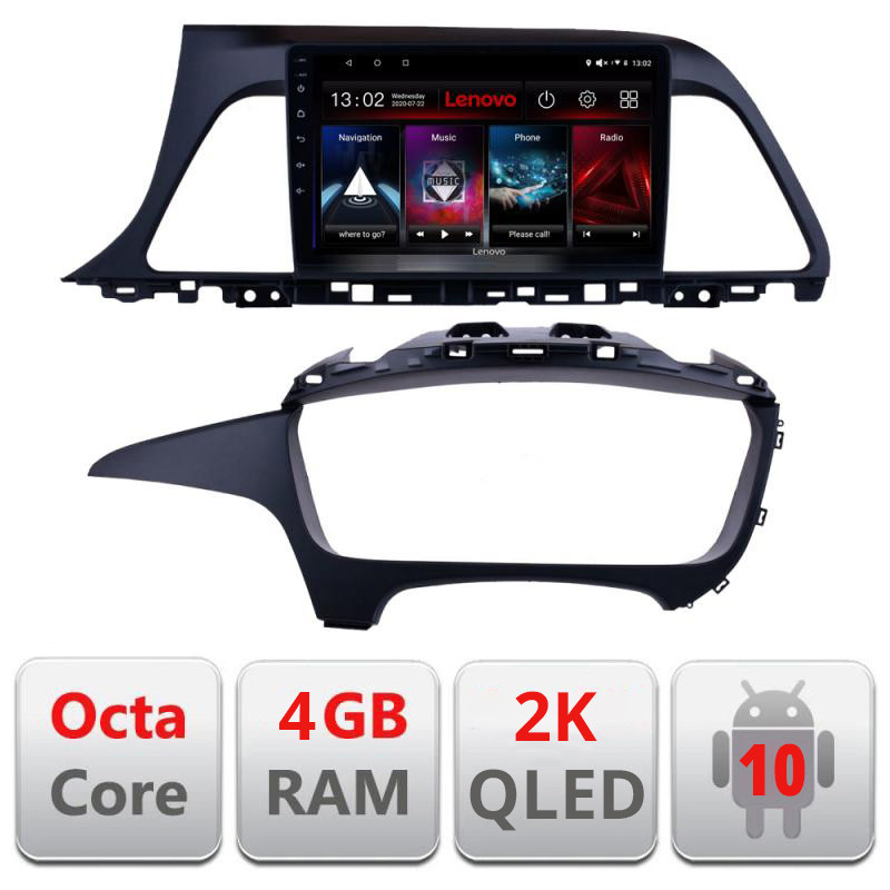 28284.jpg Navigatie dedicata Lenovo Hyundai Sonata L-417, Octacore, 4Gb RAM, 64Gb Hdd, 4G, QLED 2K, DSP, Carplay, Bluetooth - imagine 1