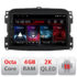 Navigatie dedicata Lenovo Fiat 500 2015-2021, Octacore, 4Gb RAM, 64Gb Hdd, 4G, QLED 2K, DSP, Carplay, Bluetooth - imagine 3