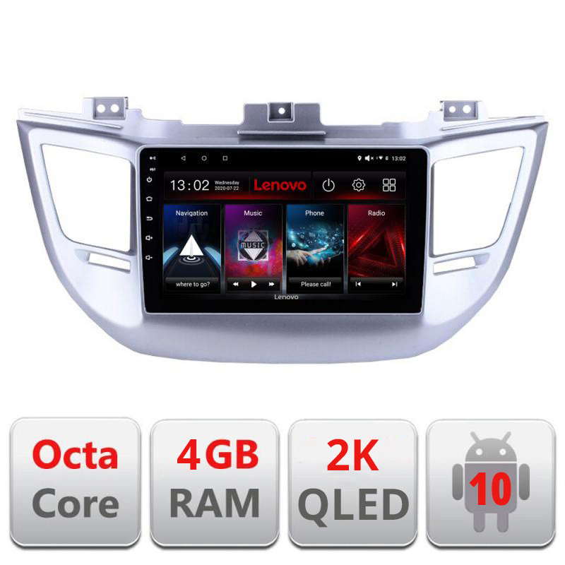 28516.jpg Navigatie dedicata Lenovo Hyundai Tucson L-546, Octacore, 4Gb RAM, 64Gb Hdd, 4G, QLED 2K, DSP, Carplay, Bluetooth - imagine 1
