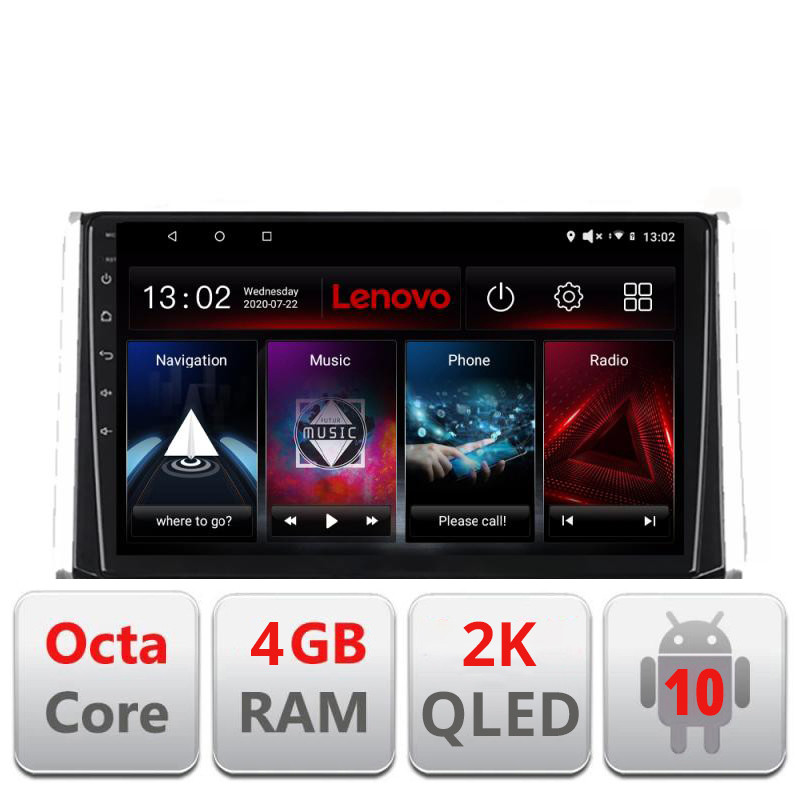 28568.jpg Navigatie dedicata Lenovo Toyota Auris dupa 2017 L-Auris, Octacore, 4Gb RAM, 64Gb Hdd, 4G, QLED 2K, DSP, Carplay, Bluetooth - imagine 1