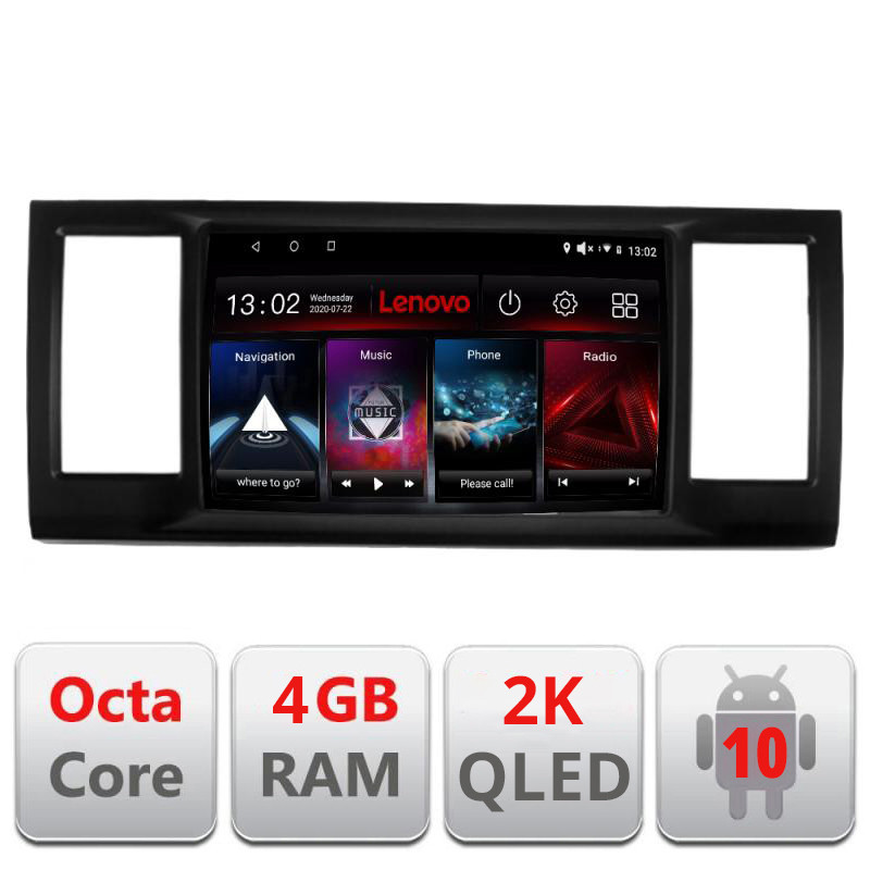 28619.jpg Navigatie dedicata Lenovo VW Caravelle 2015- L-CARAVELLE, Octacore, 4Gb RAM, 64Gb Hdd, 4G, QLED 2K, DSP, Carplay, Bluetooth - imagine 1