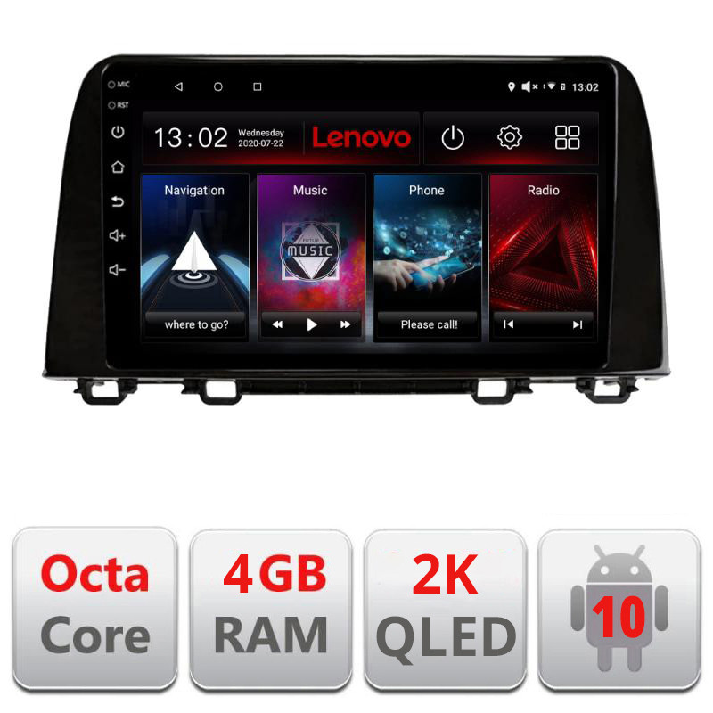 28643.jpg Navigatie dedicata Lenovo Honda CRV 2016-2022 L-CRV19, Octacore, 4Gb RAM, 64Gb Hdd, 4G, QLED 2K, DSP, Carplay, Bluetooth - imagine 1