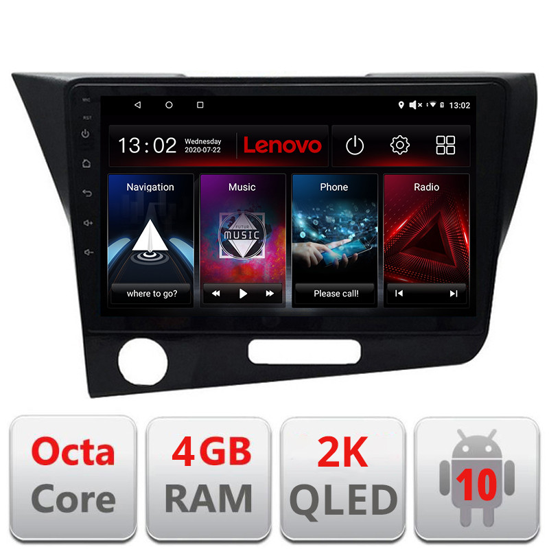 28645.jpg Navigatie dedicata Lenovo Honda CR-Z 2006-2013 , Octacore, 4Gb RAM, 64Gb Hdd, 4G, QLED 2K, DSP, Carplay, Bluetooth EDT-E509V2-2K - imagine 1