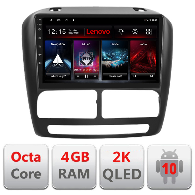 28667.jpg Navigatie dedicata Lenovo Fiat Doblo 2010-2017 si Opel Combo 2010-2017, Octacore, 4Gb RAM, 64Gb Hdd, 4G, QLED 2K, DSP, Carplay, Bluetooth - imagine 1