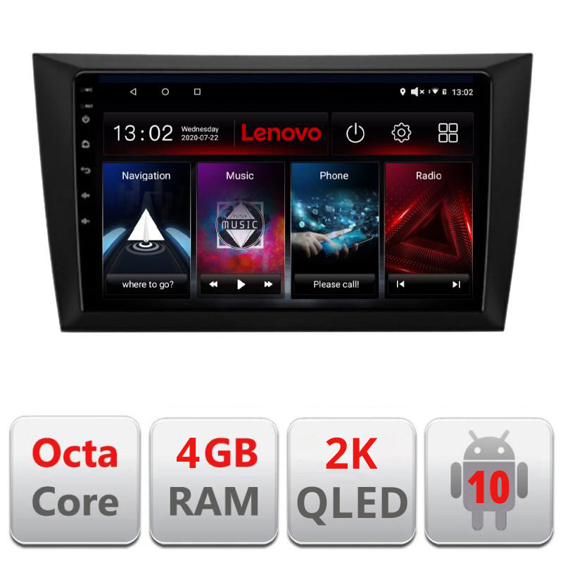 28729.jpg Navigatie dedicata Lenovo VW Golf6 2009-2013 L-GOLF6, Octacore, 4Gb RAM, 64Gb Hdd, 4G, QLED 2K, DSP, Carplay, Bluetooth - imagine 1