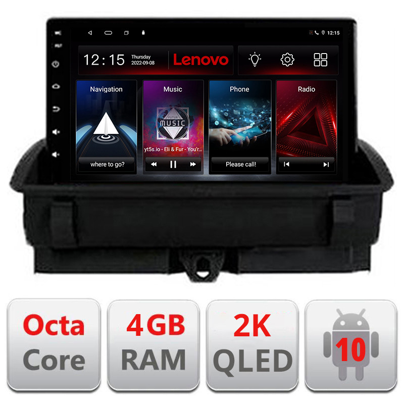 28881.jpg Navigatie dedicata Lenovo Audi Q3 2011-2018 , Octacore, 4Gb RAM, 64Gb Hdd, 4G, QLED 2K, DSP, Carplay, Bluetooth - imagine 1