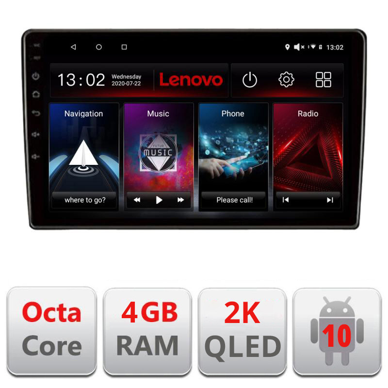 28939.jpg Navigatie dedicata Lenovo Kia Sorento 2012-2015 L-SORENTO12, Octacore, 4Gb RAM, 64Gb Hdd, 4G, QLED 2K, DSP, Carplay, Bluetooth - imagine 1