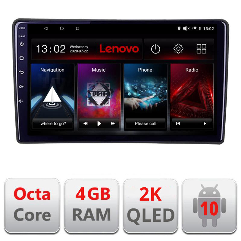 28969.jpg Navigatie dedicata Lenovo Fiat Tipo 2020- , Octacore, 4Gb RAM, 64Gb Hdd, 4G, QLED 2K, DSP, Carplay, Bluetooth - imagine 1