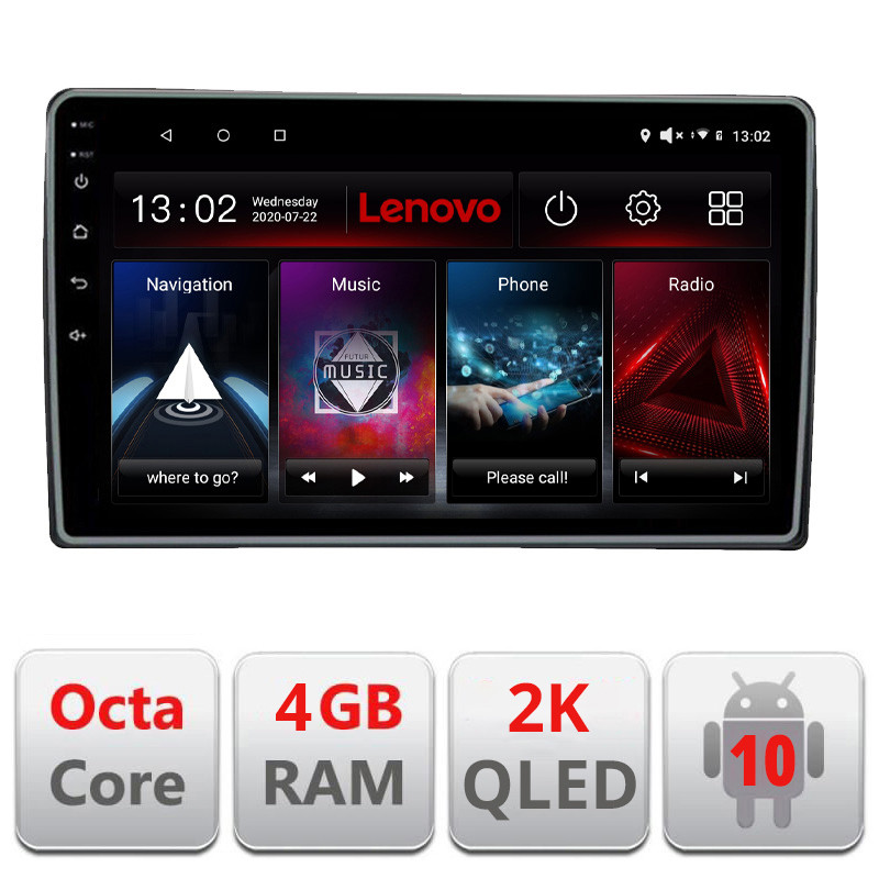 29027.jpg Navigatie dedicata Lenovo Nissan X-Trail 2004-2007, Octacore, 4Gb RAM, 64Gb Hdd, 4G, QLED 2K, DSP, Carplay, Bluetooth - imagine 1