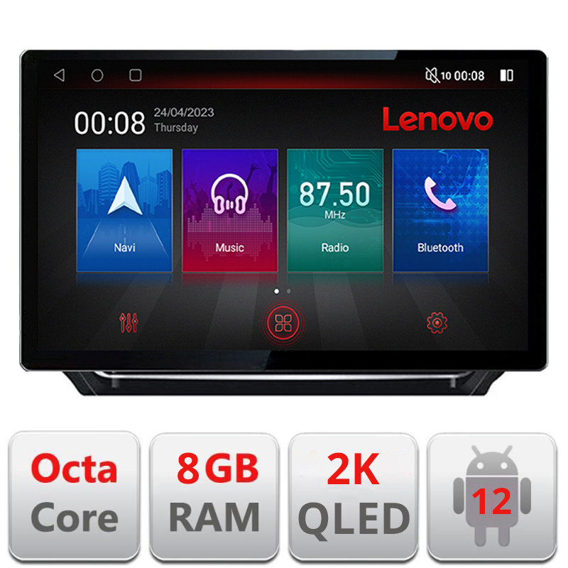 29083.jpg Navigatie dedicata Lenovo Peugeot 2008 2020- Ecran 2K QLED 13",Octacore,8Gb RAM,128Gb Hdd,4G,360,DSP,Carplay,Bluetooth - imagine 1