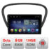 Navigatie dedicata Peugeot 607 Android radio gps internet Lenovo Octa Core 8+128 LTE Kit-607+EDT-E609