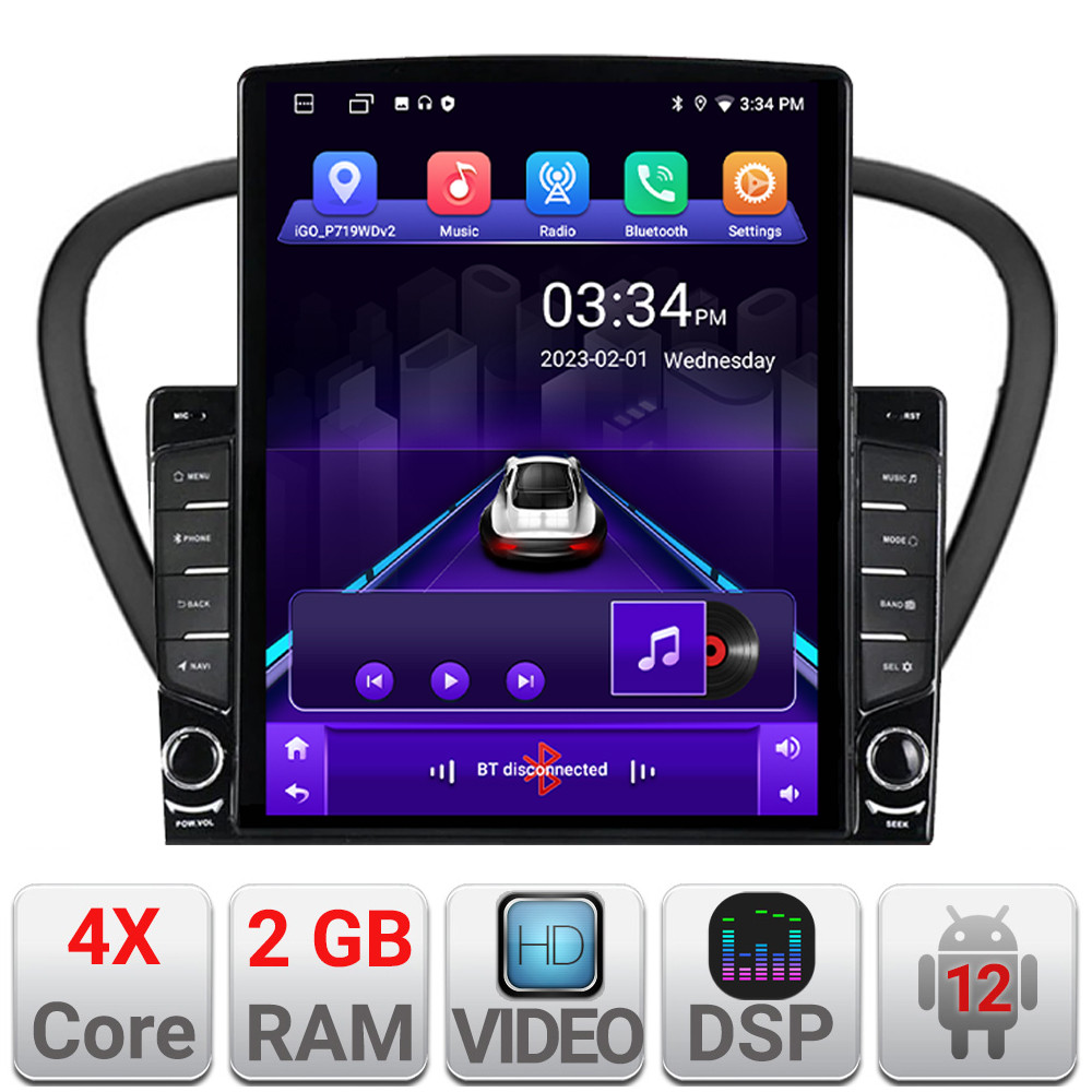 29115.jpg Navigatie dedicata Peugeot 607 Android radio gps internet quad core 2+32 ecran vertical 9.7" Kit-607+EDT-E708 - imagine 1