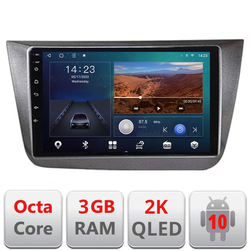 29523.jpg Navigatie dedicata Seat Altea 2005-2014 Android ecran Qled 2K Octa Core 3+32 carplay android auto Kit-altea+EDT-E309v3-2K - imagine 1
