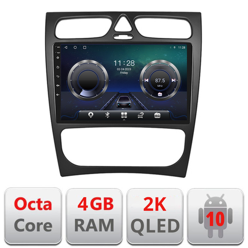 29695.jpg Navigatie dedicata Mercedes CLK facelift Android ecran Qled 2K Octa core 4+32 Kit-facelift+EDT-E409-2K - imagine 1
