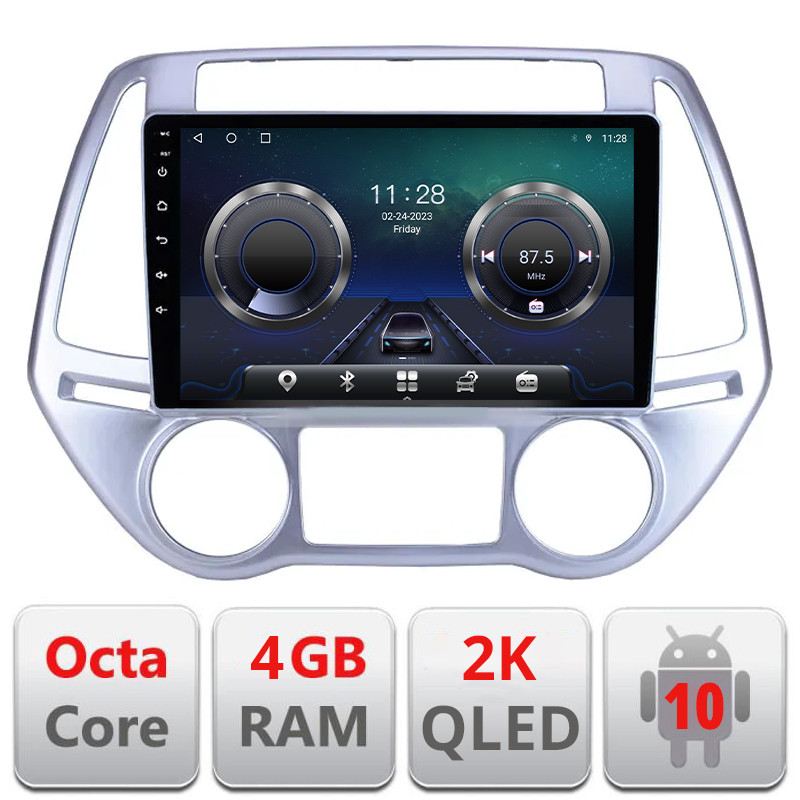 29723.jpg Navigatie dedicata Hyundai I20 2011-2014 manual si automat Android ecran Qled 2K Octa core 4+32 Kit-i20-2012+EDT-E409-2K - imagine 1