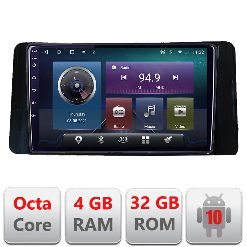 29749.jpg Navigatie dedicata Skoda Kamiq 2019- Android radio gps internet Octa core 4+32 Kit-kamiq+EDT-E410 - imagine 1