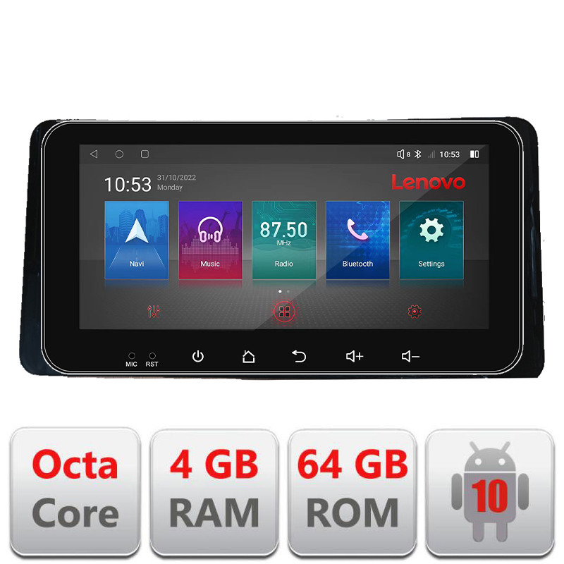 29761.jpg Navigatie dedicata Skoda Kamiq 2019- Android radio gps internet Lenovo Octa Core 4+64 LTE ecran de 10.33' wide Kit-kamiq+EDT-E511-PRO - imagine 1