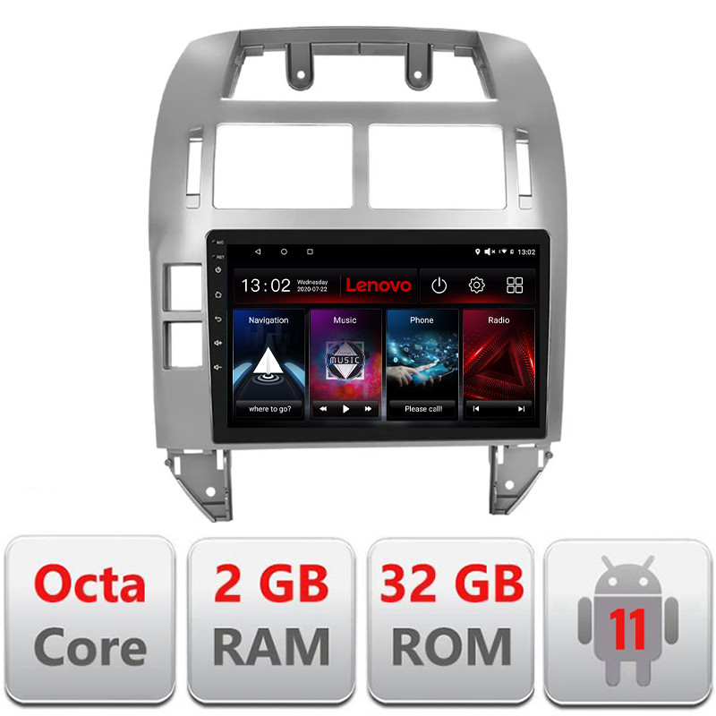 29837.jpg Navigatie dedicata VW Polo 2004-2011 Android radio gps internet Lenovo Octa Core 2+32 Kit-polo+EDT-E509-lite - imagine 1
