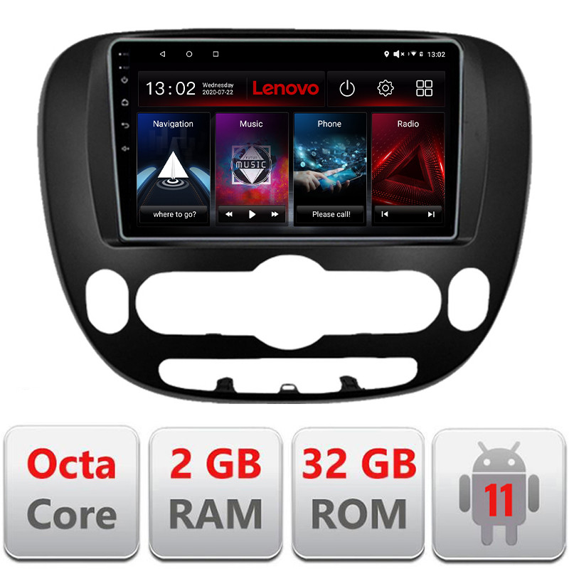 29865.jpg Navigatie dedicata Kia Soul 2014-2019 Android radio gps internet Lenovo Octa Core 2+32 Kit-soul-2014+EDT-E509-lite - imagine 1