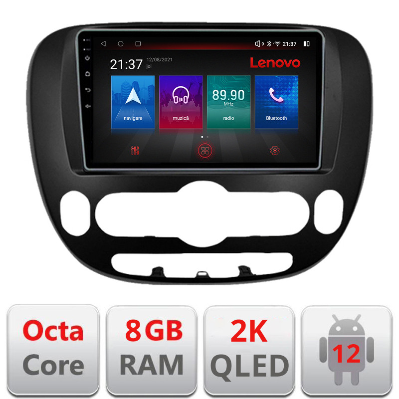 29869.jpg Navigatie dedicata Lenovo Kia Soul 2014-2019Octacore, 8 Gb RAM, 128 Gb Hdd, 4G, Qled 2K, DSP, Carplay AA, 360, Bluetooth - imagine 1