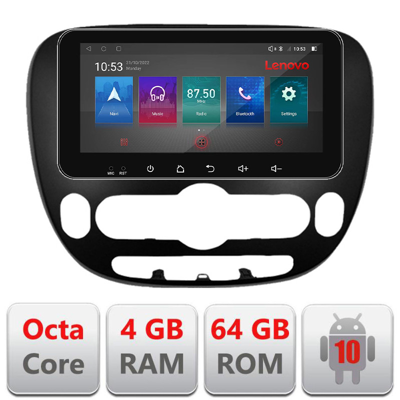 29873.jpg Navigatie dedicata Kia Soul 2014-2019 Android radio gps internet Lenovo Octa Core 4+64 LTE ecran de 10.33' wide Kit-soul-2014+EDT-E511-pro - imagine 1
