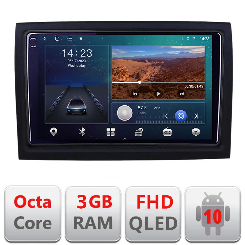 29995.jpg Navigatie dedicata Fiat ducato 2022- B-DUCATO Android Ecran QLED octa core 3+32 carplay android auto KIT-ducato+EDT-E309V3 - imagine 1