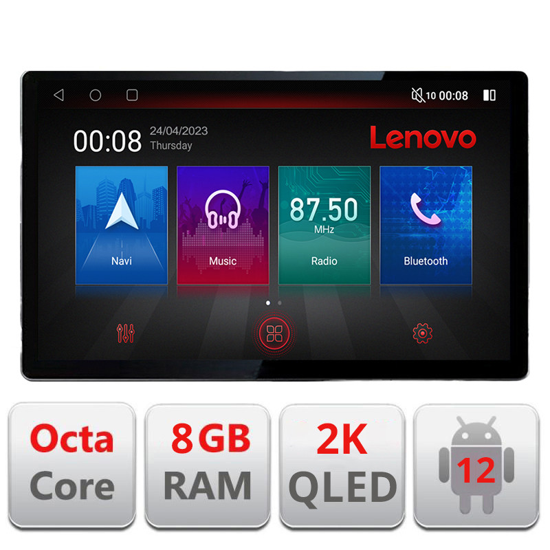30370.jpg Navigatie dedicata Ford Ranger N-574 Lenovo ecran 13" 2K 8+128 Android Waze USB Navigatie 4G 360 Toslink Youtube Radio KIT-574+ - imagine 1