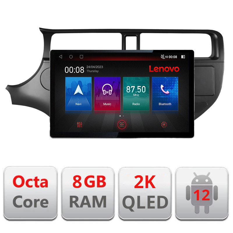 30494.jpg Navigatie dedicata Kia Rio 2011-2014 N-rio-11 Lenovo ecran 13" 2K 8+128 Android Waze USB Navigatie 4G 360 Toslink Youtube Radio - imagine 1
