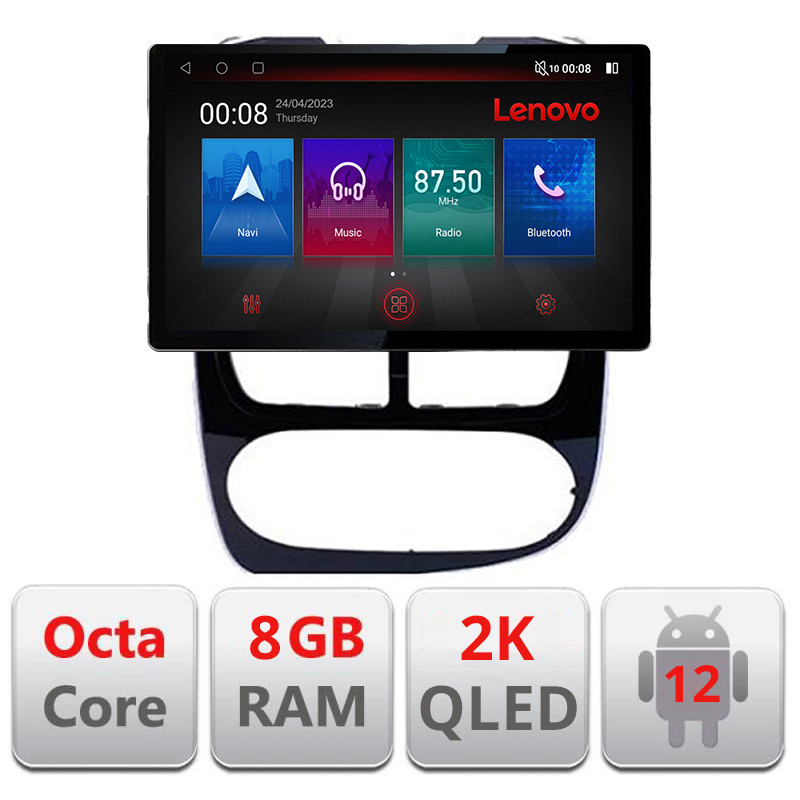 30692.jpg Navigatie dedicata Renault Clio 4 V1 N-467 Lenovo ecran 13" 2K 8+128 Android Waze USB Navigatie 4G 360 Toslink Youtube Radio KI - imagine 1