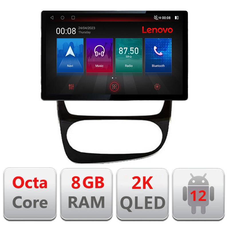 30694.jpg Navigatie dedicata Renault Clio 4 V2 N-468 Lenovo ecran 13" 2K 8+128 Android Waze USB Navigatie 4G 360 Toslink Youtube Radio KI - imagine 1