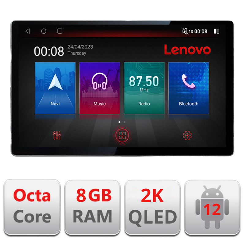 30774.jpg Navigatie dedicata Suzuki Grand Vitara Old Quad Core N-053 Lenovo ecran 13" 2K 8+128 Android Waze USB Navigatie 4G 360 Toslink - imagine 1