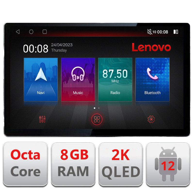 30838.jpg Navigatie dedicata Toyota RAV4 2018 Lenovo ecran 13" 2K 8+128 Android Waze USB Navigatie 4G 360 Toslink Youtube Radio KIT-RAV4+ - imagine 1