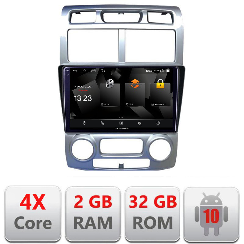 31309.jpg Navigatie dedicata Nakamichi Kia Sportage 2005-2007 5230-0023 Android Ecran 720P Quad Core 2+32 carplay android auto - imagine 1