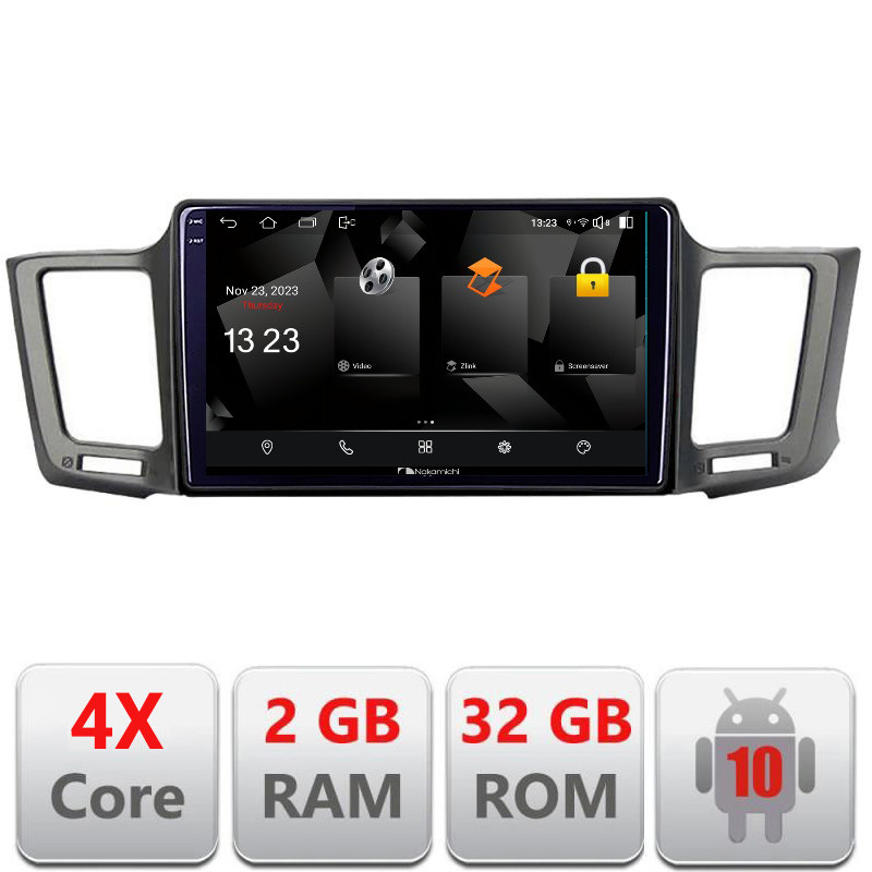 31465.jpg Navigatie dedicata Nakamichi Toyota RAV4 5230-247 Android Ecran 720P Quad Core 2+32 carplay android auto - imagine 1