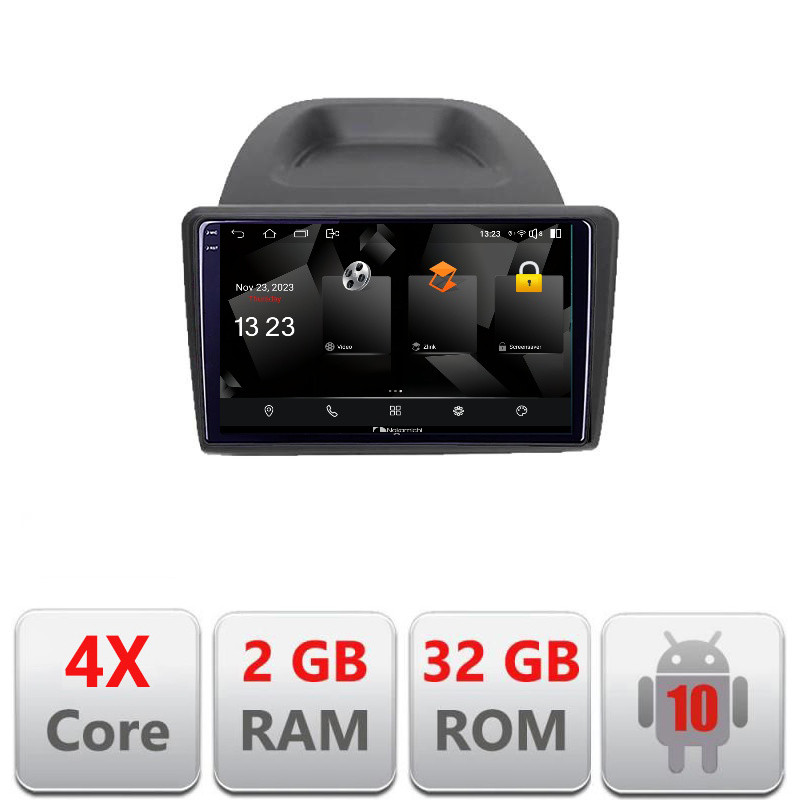 31467.jpg Navigatie dedicata Nakamichi Ford Fiesta 2012-2018 5230-256 Android Ecran 720P Quad Core 2+32 carplay android auto - imagine 1
