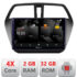 Navigatie dedicata Nakamichi Suzuki S-Cross Quad Core 5230-337  Android Ecran 720P Quad Core 2+32 carplay android auto