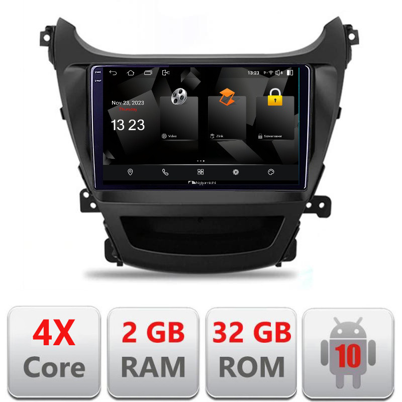 31497.jpg Navigatie dedicata Nakamichi Hyundai Elantra 2013-2015 5230-359 Android Ecran 720P Quad Core 2+32 carplay android auto - imagine 1