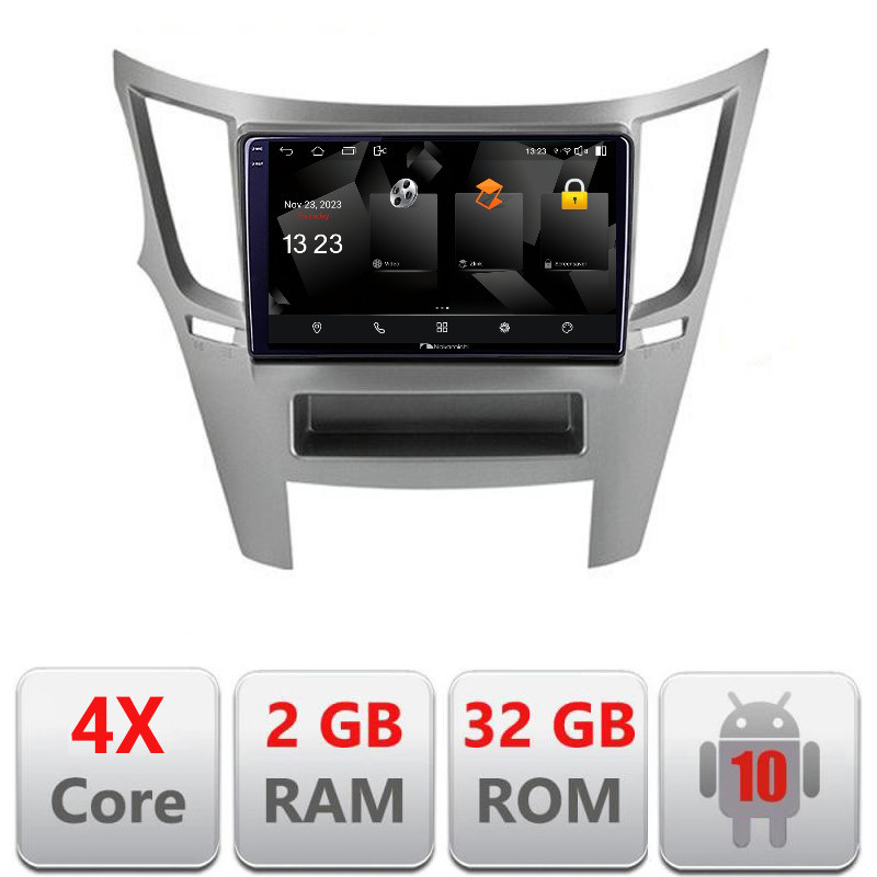 31517.jpg Navigatie dedicata Nakamichi Subru Legacy 2010-2015 5230-458 Android Ecran 720P Quad Core 2+32 carplay android auto - imagine 1