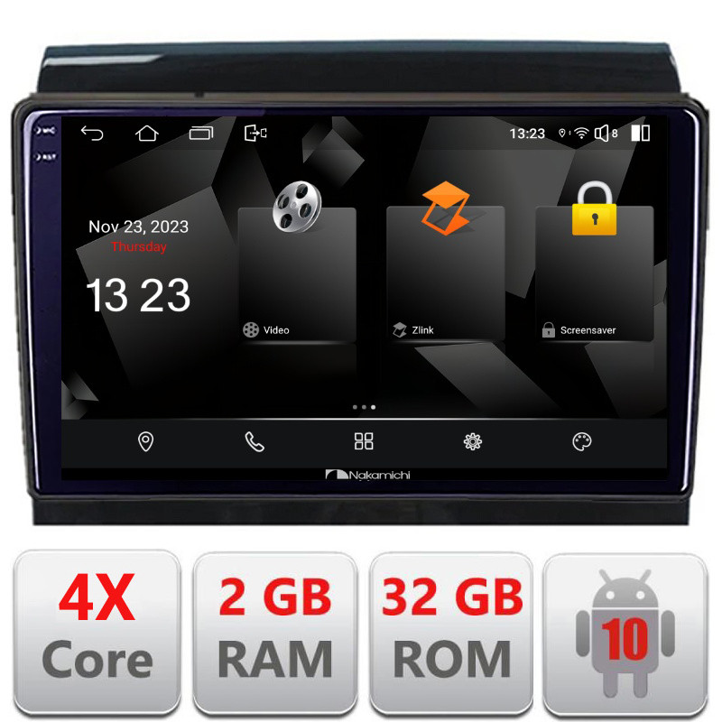 31651.jpg Navigatie dedicata Nakamichi Fiat Ducato Citroen Jumper Peugeot Expert 2006-2018 variante radio cd sau navigatie de fabrica Android Ecran 720P Quad Core 2+32 carplay android auto - imagine 1