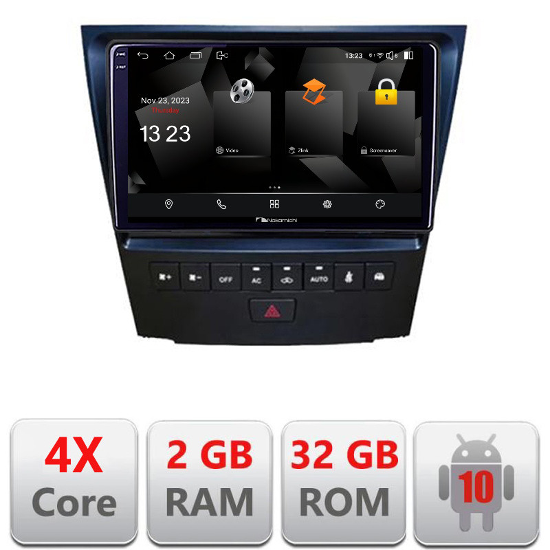 31695.jpg Navigatie dedicata Nakamichi Lexus GS-04 2004-2011 5230- GS-04 Android Ecran 720P Quad Core 2+32 carplay android auto - imagine 1