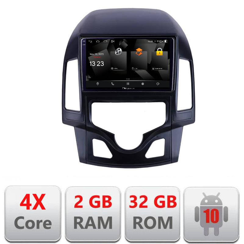 31717.jpg Navigatie dedicata Nakamichi Hyundai I30 2009-2012 clima automata 5230-I30AUTOMATIC Android Ecran 720P Quad Core 2+32 carplay android auto - imagine 1