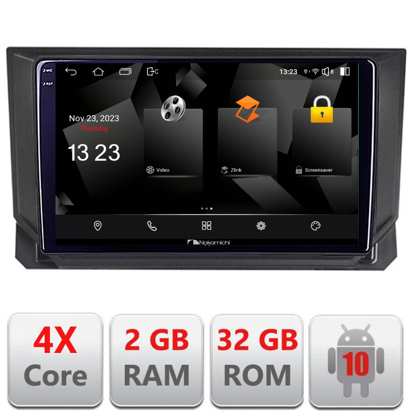 31721.jpg Navigatie dedicata Nakamichi Seat Ibiza 2017- 5230-IBZ Android Ecran 720P Quad Core 2+32 carplay android auto - imagine 1