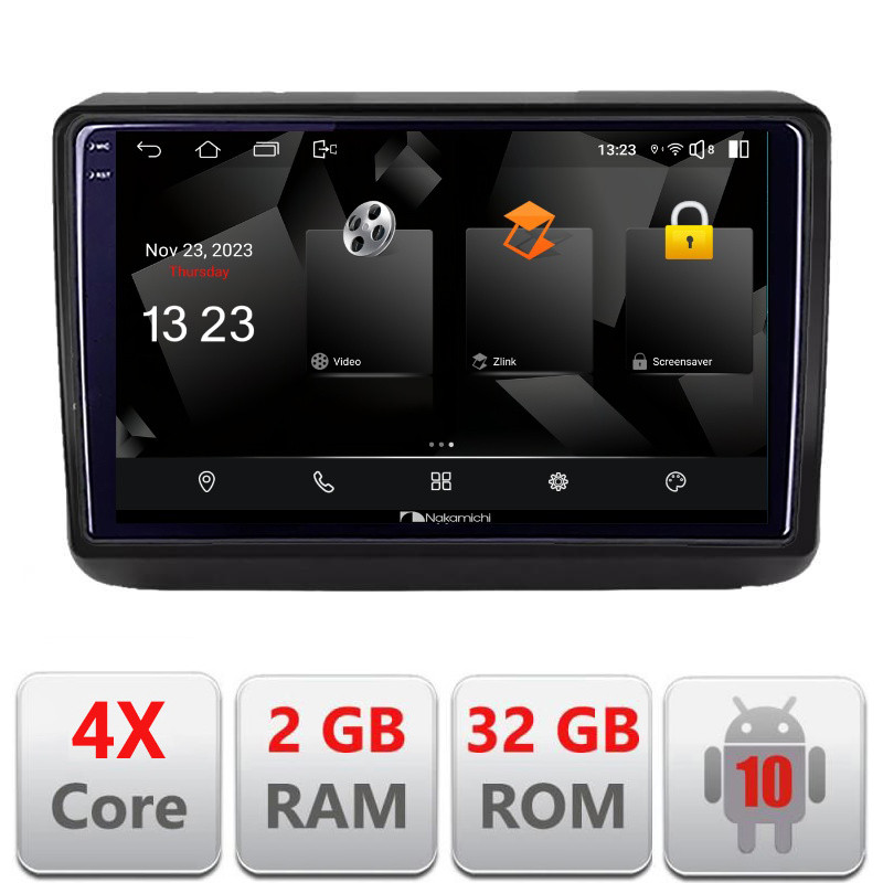 31729.jpg Navigatie dedicata Nakamichi Jeep Grand Cherokee 2014-2019 5230-JGG Android Ecran 720P Quad Core 2+32 carplay android auto - imagine 1