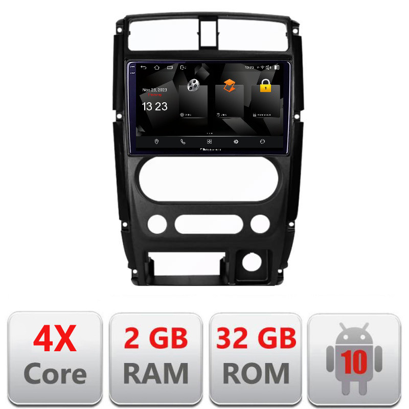 31733.jpg Navigatie dedicata Nakamichi Jimny 2007-2016 5230-JIMNY07 Android Ecran 720P Quad Core 2+32 carplay android auto - imagine 1