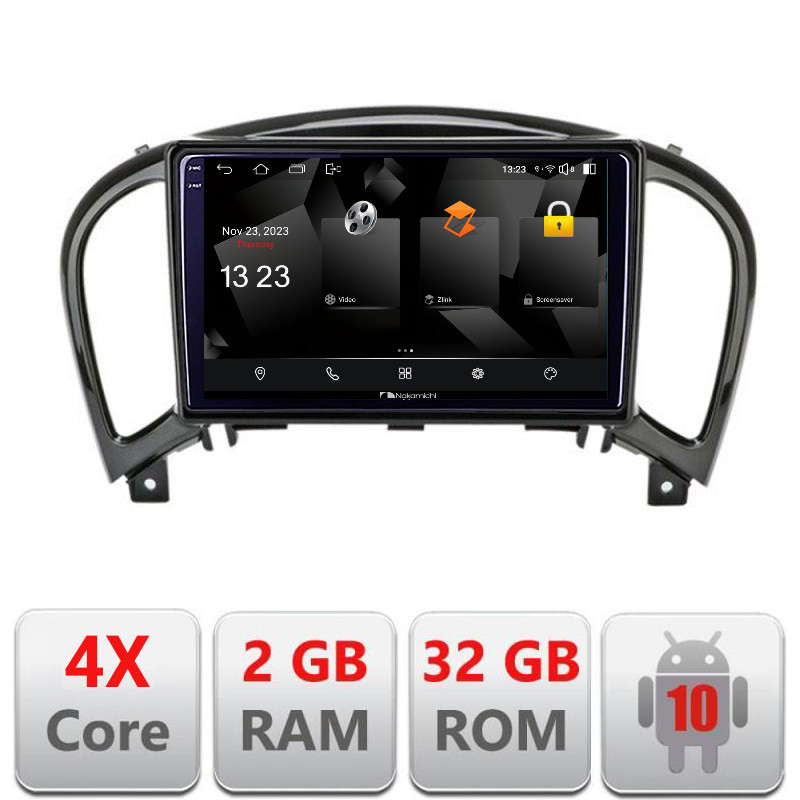 31735.jpg Navigatie dedicata Nakamichi Nissan Juke 2010-2015 5230-JUKE Android Ecran 720P Quad Core 2+32 carplay android auto - imagine 1