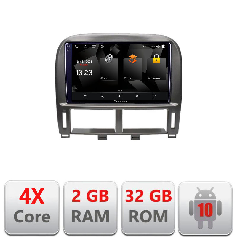 31759.jpg Navigatie dedicata Nakamichi Lexus LS 1999-2006 5230- LS-99 Android Ecran 720P Quad Core 2+32 carplay android auto - imagine 1