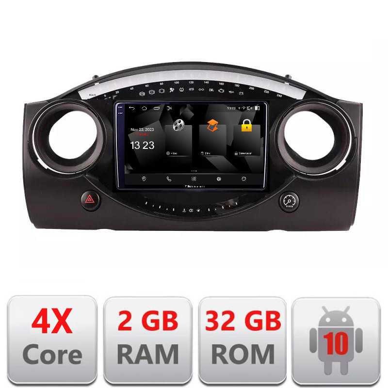 31769.jpg Navigatie dedicata Nakamichi Mini intre anii 2004-2006 Android Ecran 720P Quad Core 2+32 carplay android auto - imagine 1