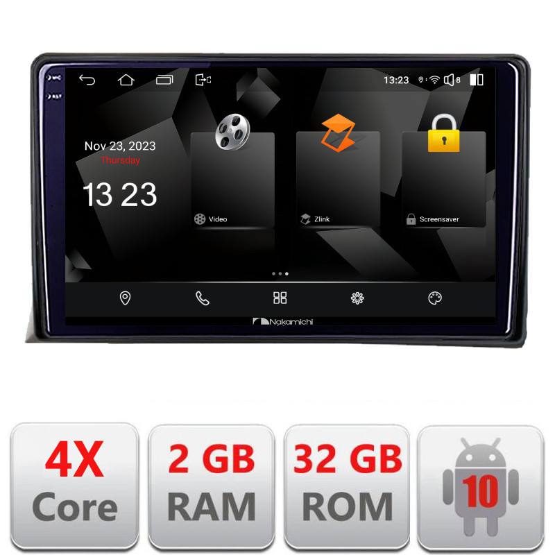 31779.jpg Navigatie dedicata Nakamichi vw multivan 2003-2015 5230-MULTIVAN Android Ecran 720P Quad Core 2+32 carplay android auto - imagine 1