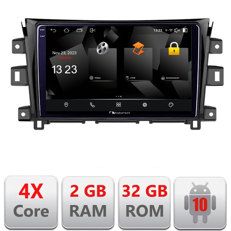 31791.jpg Navigatie dedicata Nakamichi NIssan Navara 2017- 5230-NAVARA17 Android Ecran 720P Quad Core 2+32 carplay android auto - imagine 1