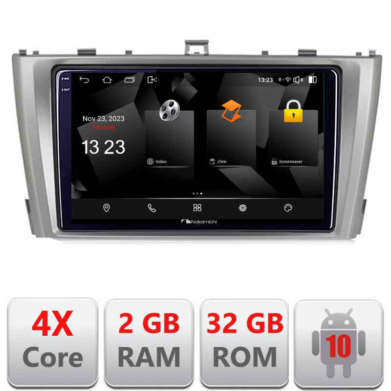31895.jpg Navigatie dedicata Nakamichi Toyota Avensis 2009-2015 5230-TY12 Android Ecran 720P Quad Core 2+32 carplay android auto - imagine 1